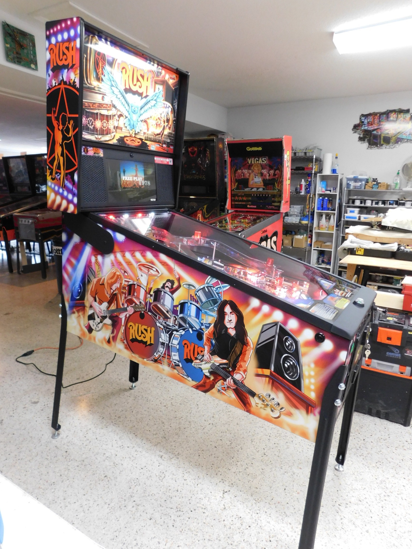 Pinball Hall of Fame - Las Vegas - RUSH pinball now at The Pinball