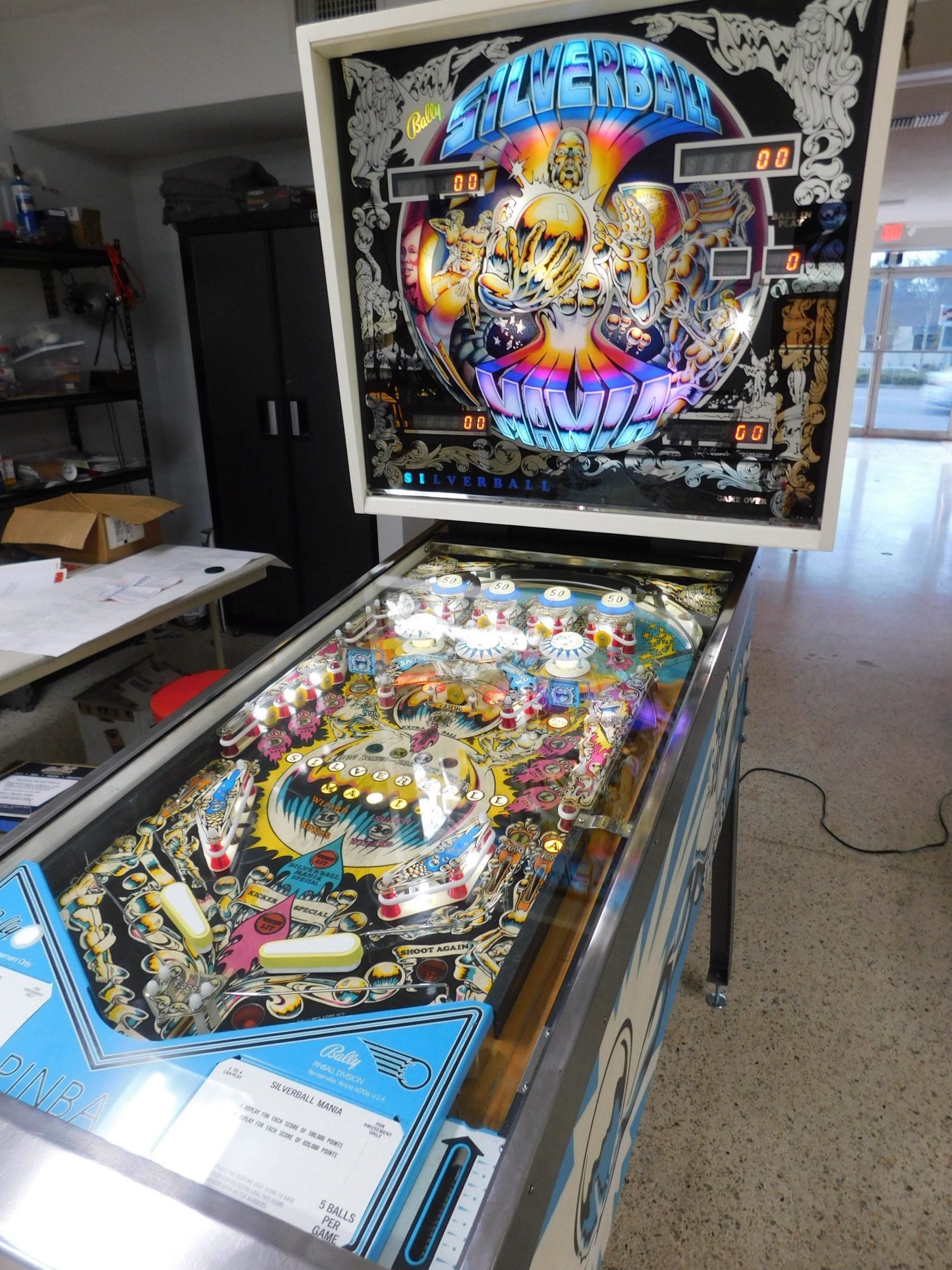 Pinball Restorations, Bally Silverball Mania