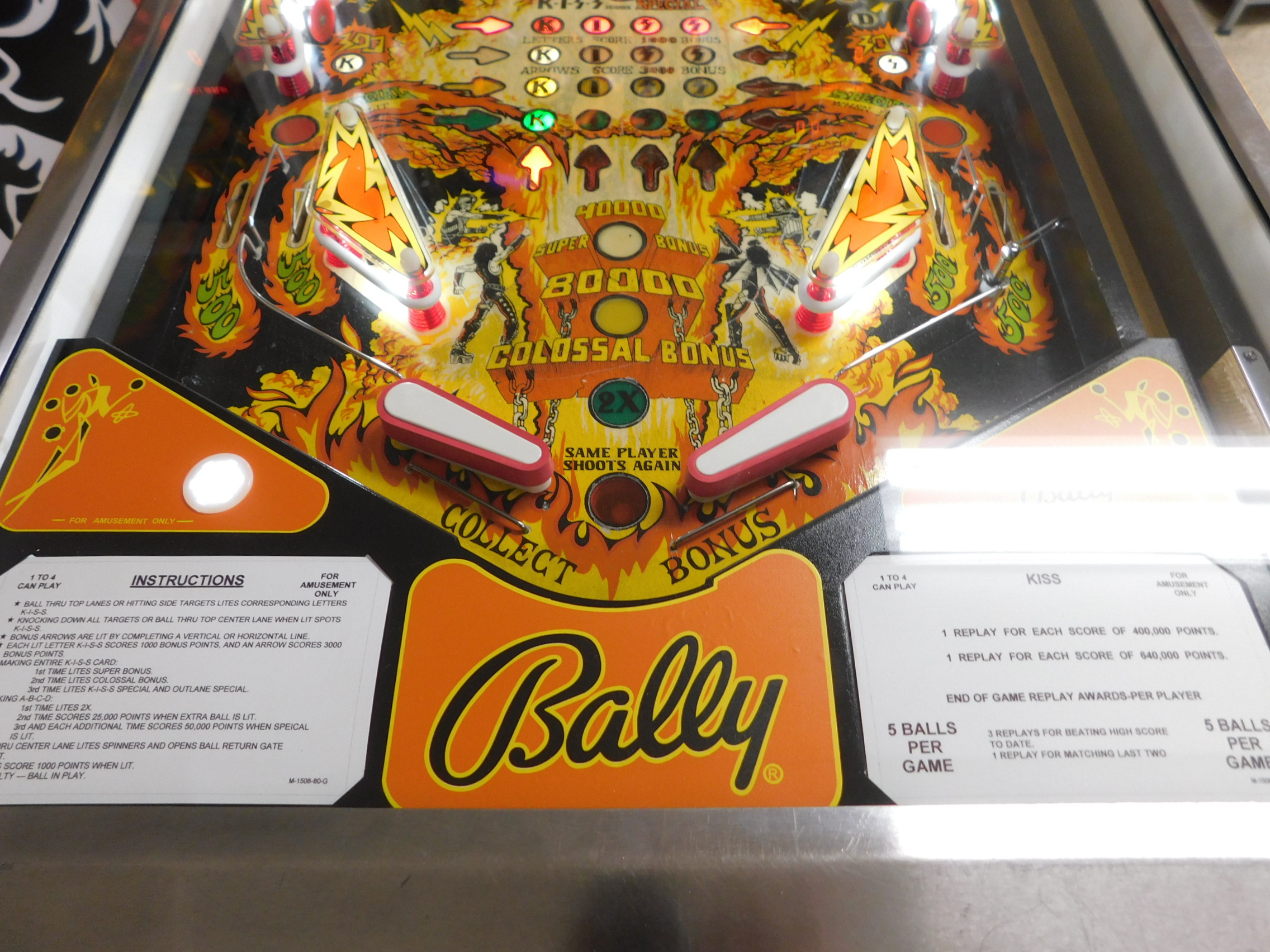 Pinball Restorations, Bally Kiss