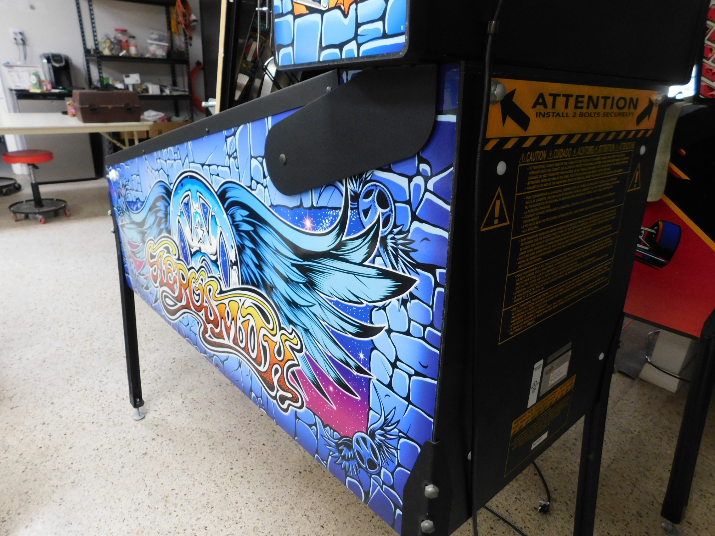 Pinball Restorations, Stern Aerosmith Pro