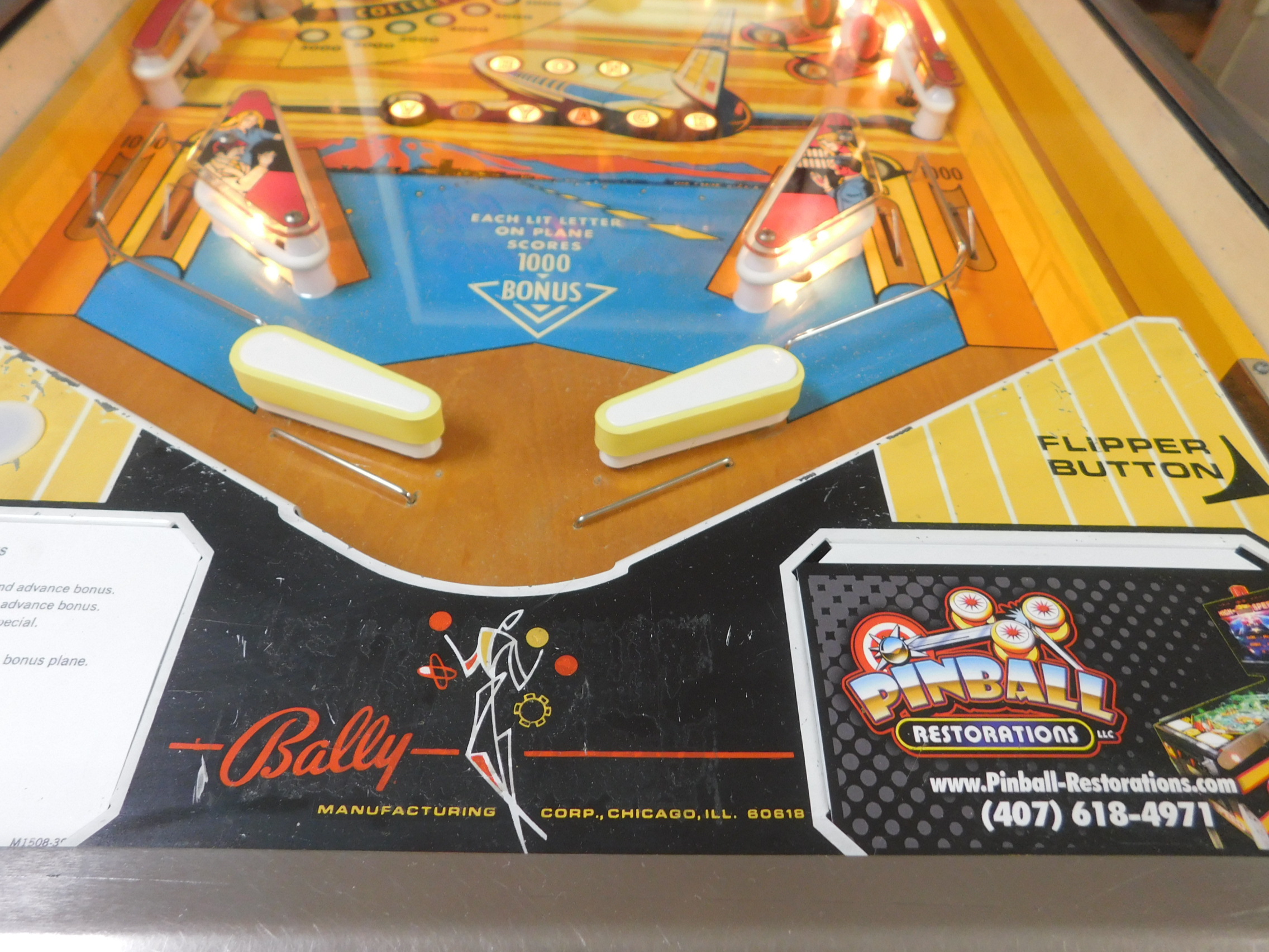 Pinball Restorations, Bally Bon Voyage