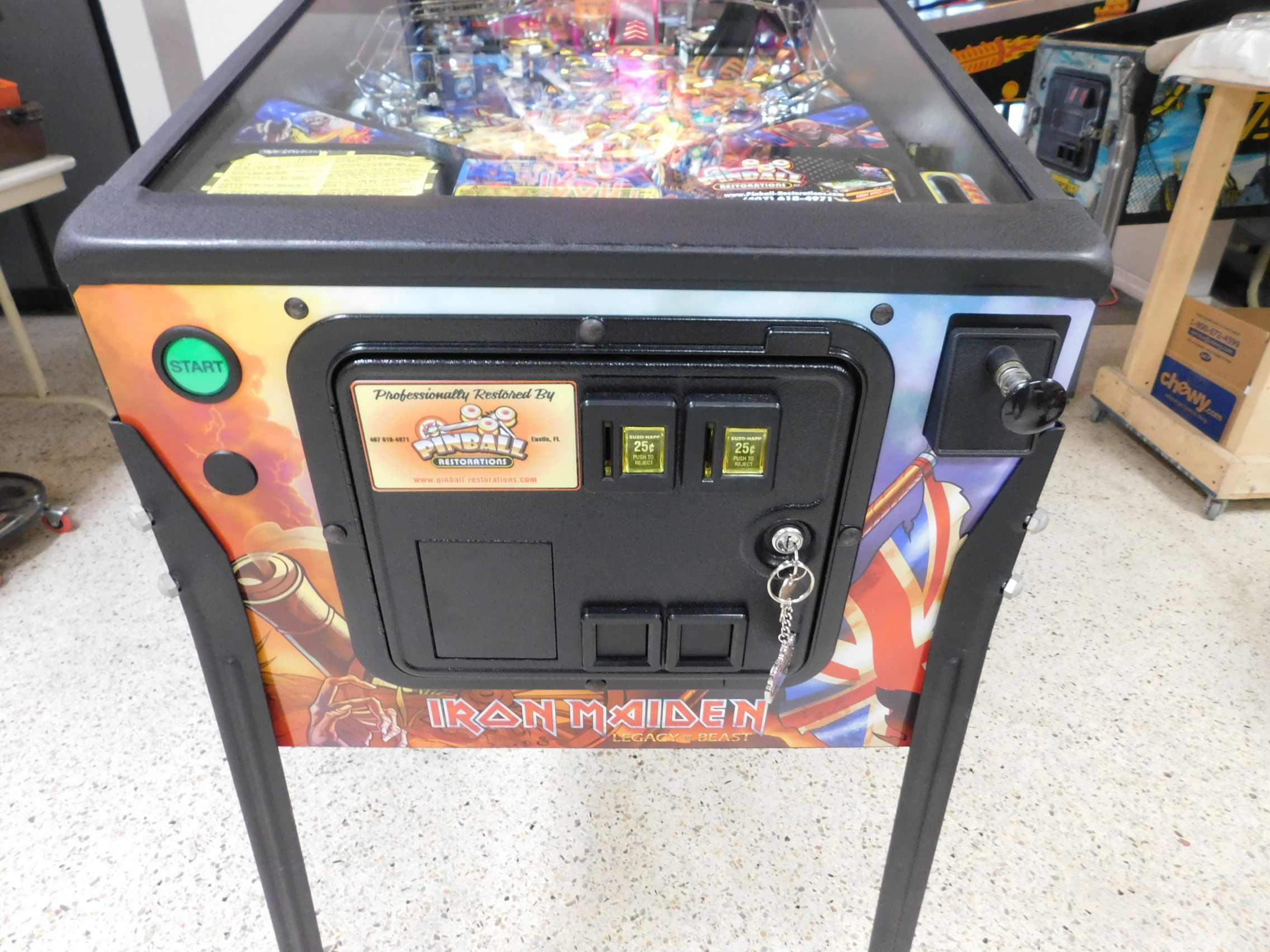 Pinball Restorations, Stern Iron Maiden Pro