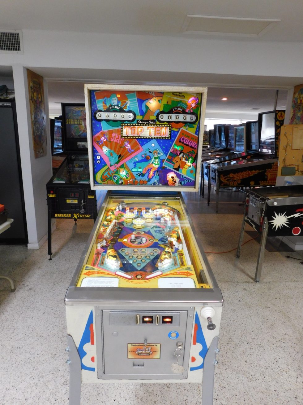 SOLD - 1975 Chicago Coin Top Ten - Pinball Restorations, LLC.