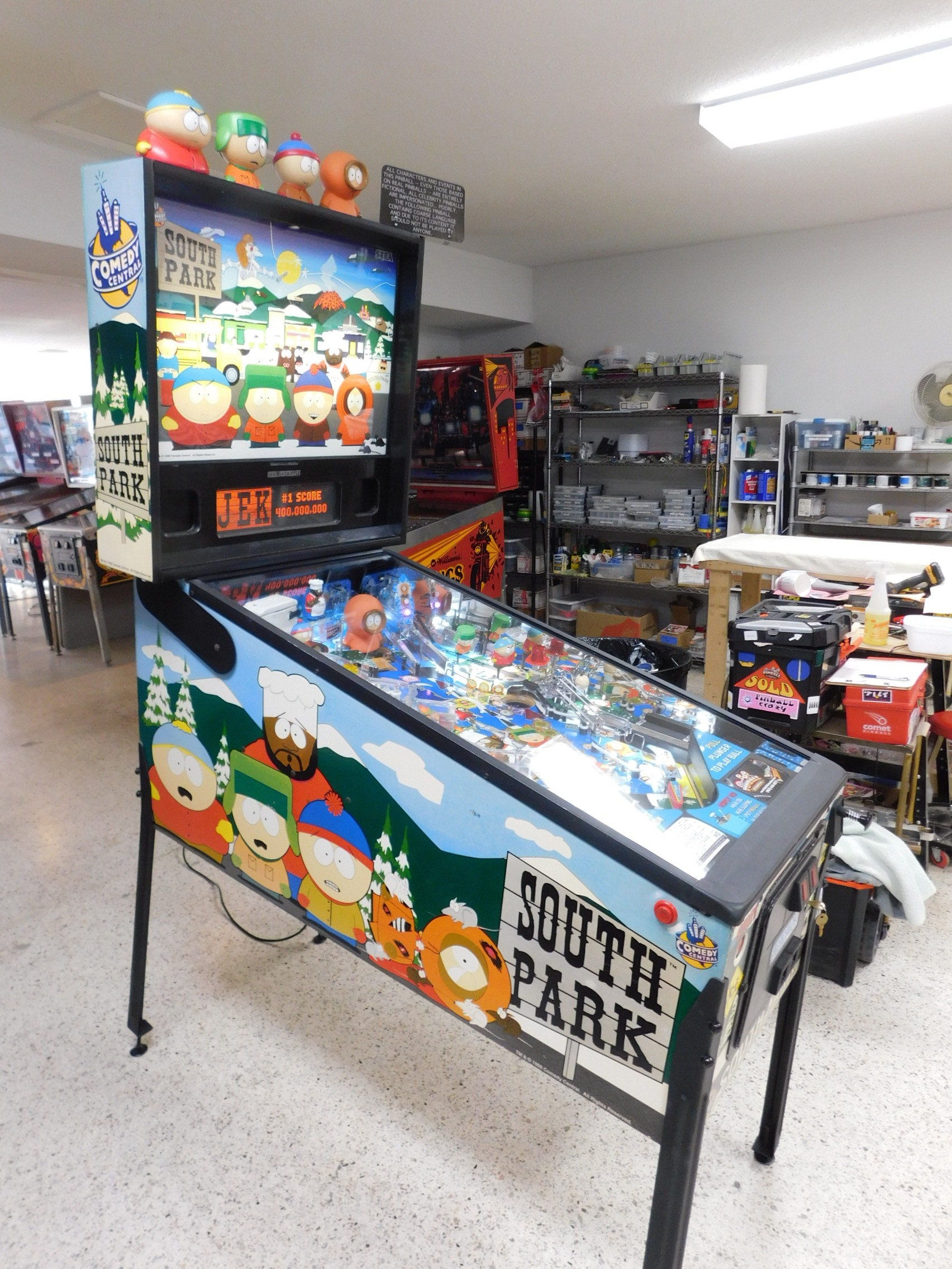 Pinball Restorations, Sega South Park