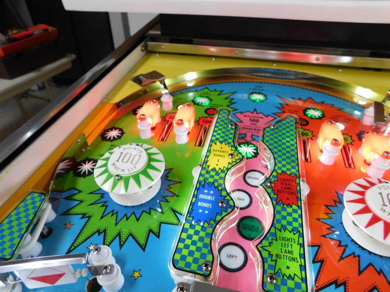 CUSTOMER RESTORATION 1975 Bally Knockout Pinball Restorations, LLC.