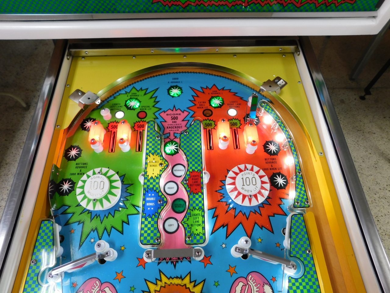 CUSTOMER RESTORATION 1975 Bally Knockout Pinball Restorations, LLC.