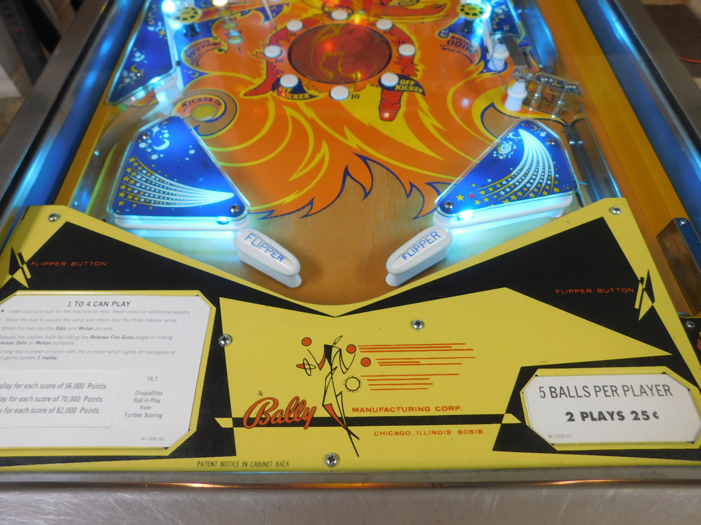 Pinball Restorations, Bally Fireball