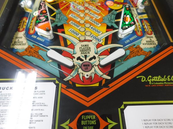 Pinball Restorations, Gottlieb Buck Rogers