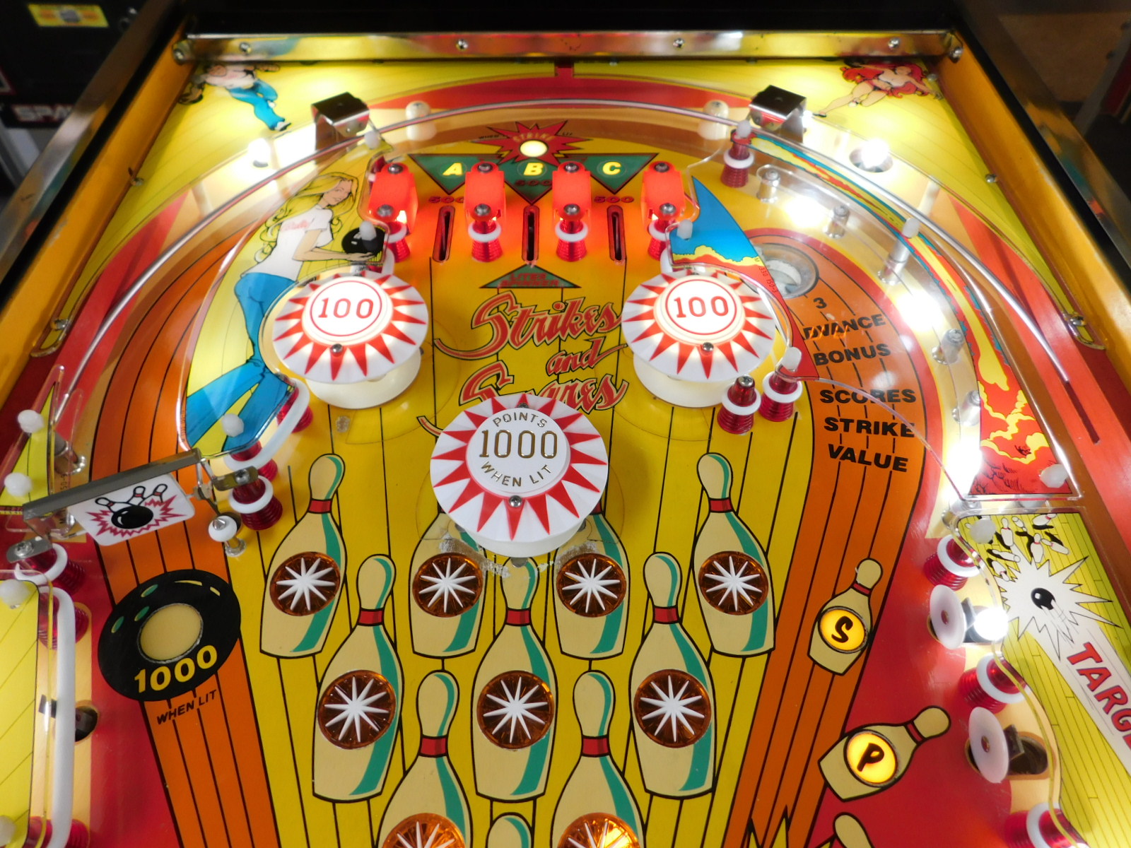 Pinball Restorations, Bally Strikes and Spares