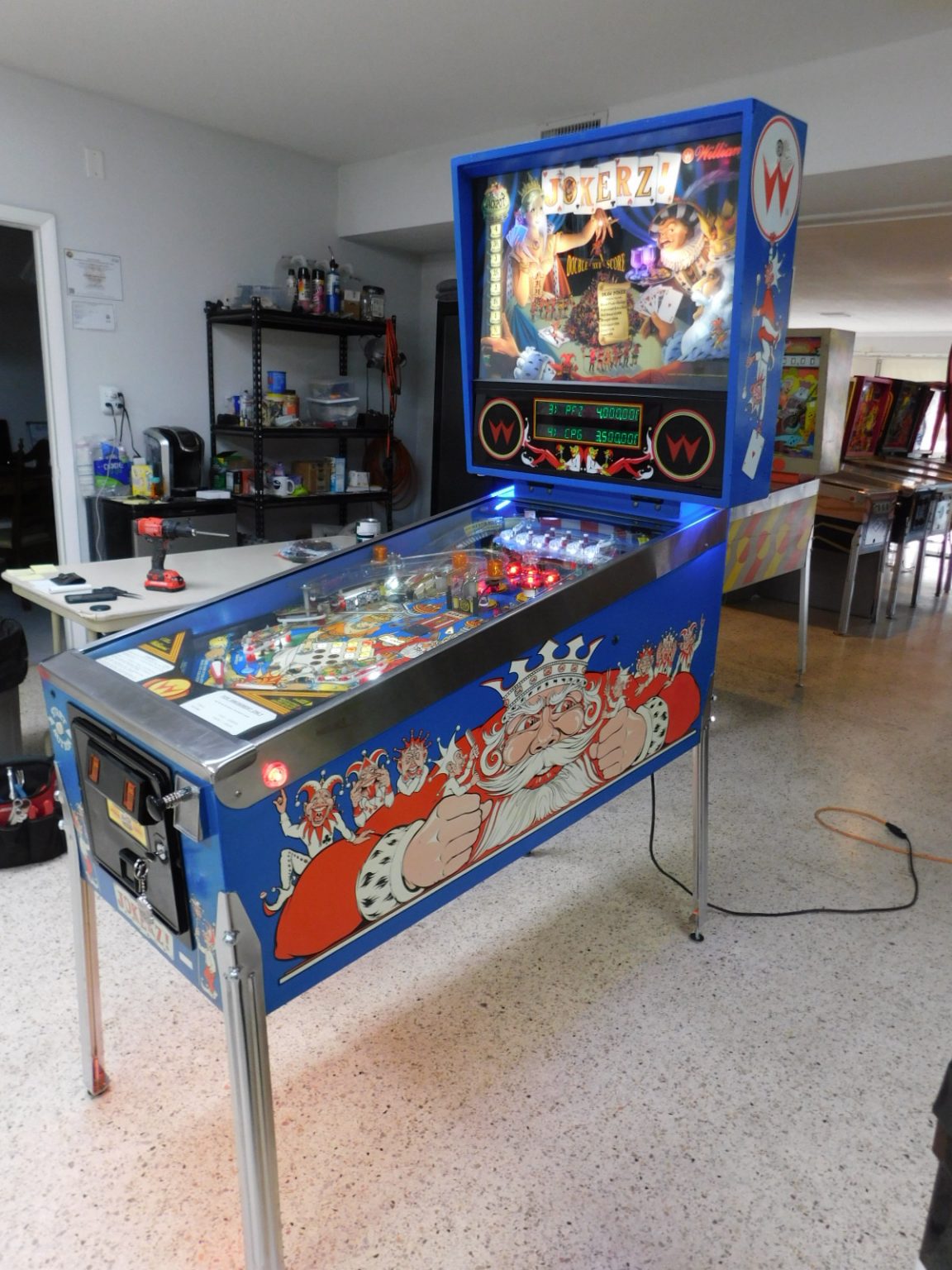 1988 Williams Jokerz (#3) (2 ball Multi-ball) - Pinball Restorations, LLC.