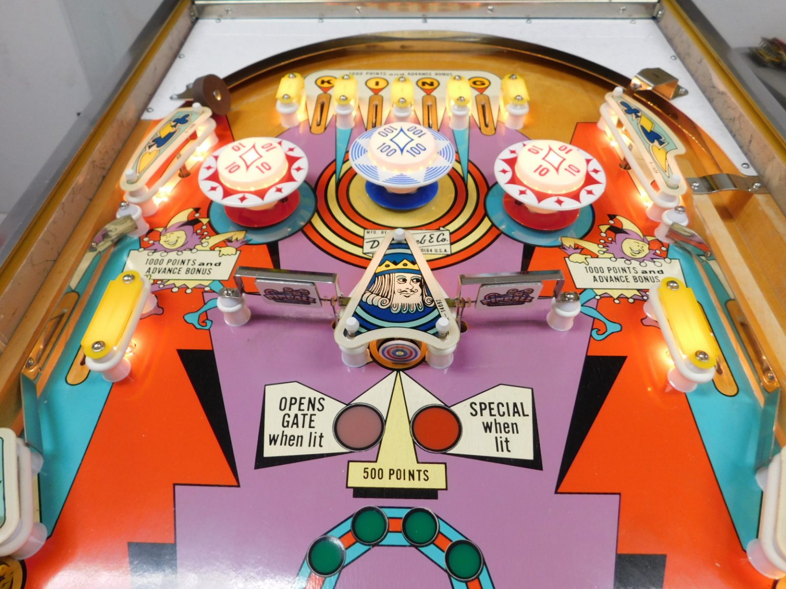 SOLD 1972 Gottlieb King Kool (2) HOME USE ONLY (undocumented