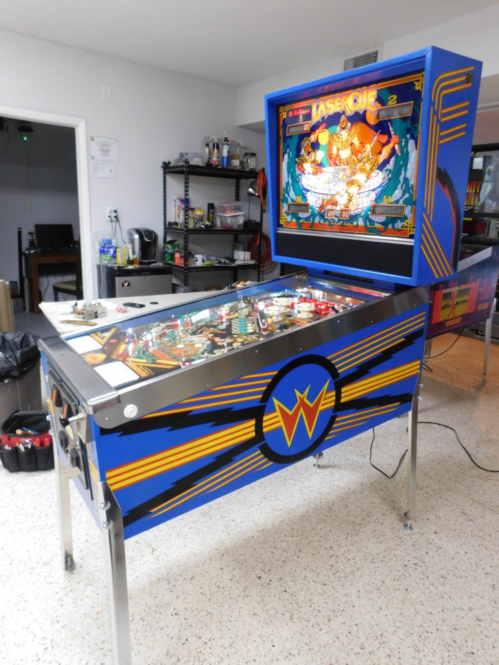 SOLD - 1984 Williams Laser Cue (#2) - Pinball Restorations, LLC.