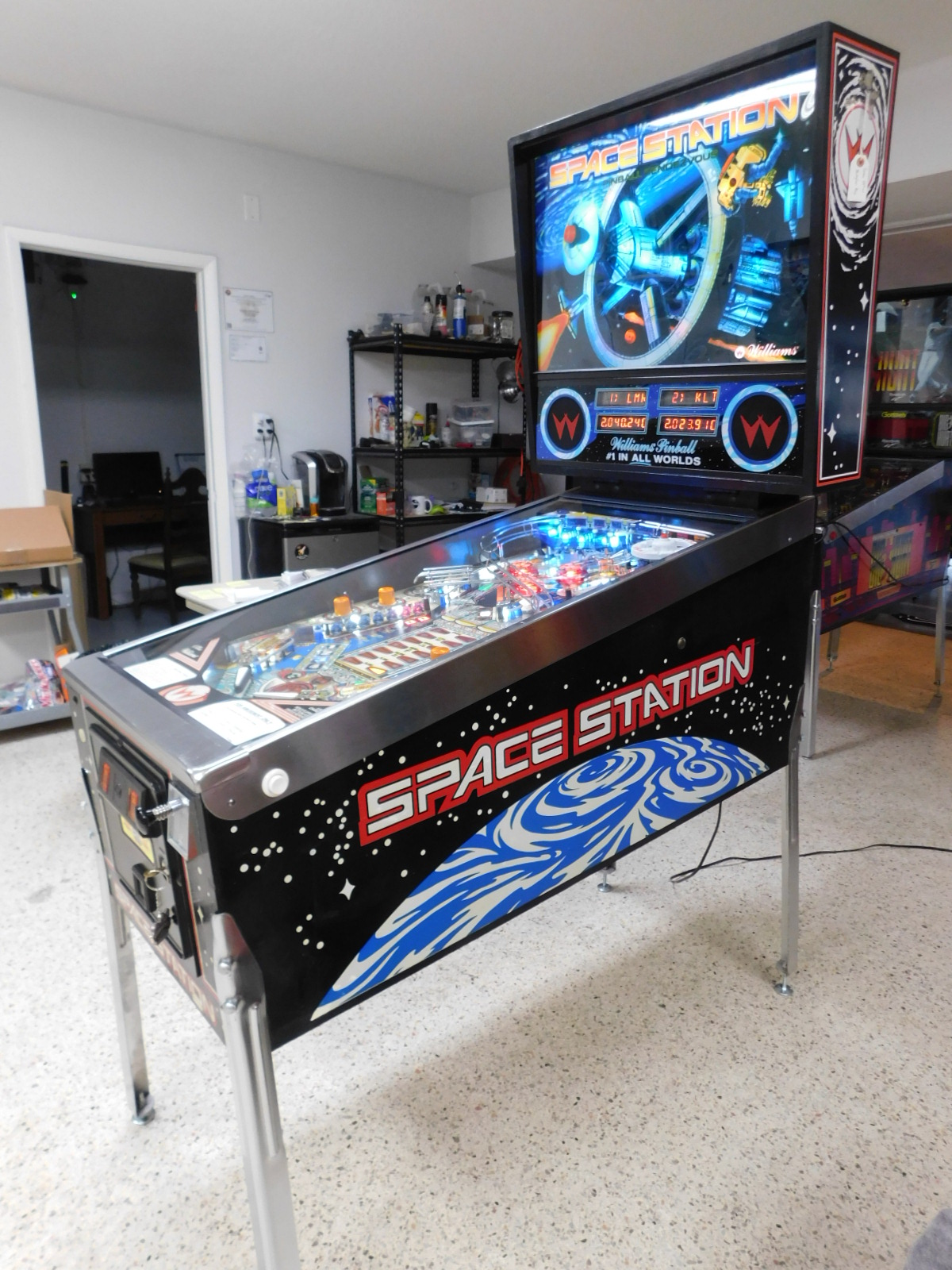 Space Station Pinball Game For Sale