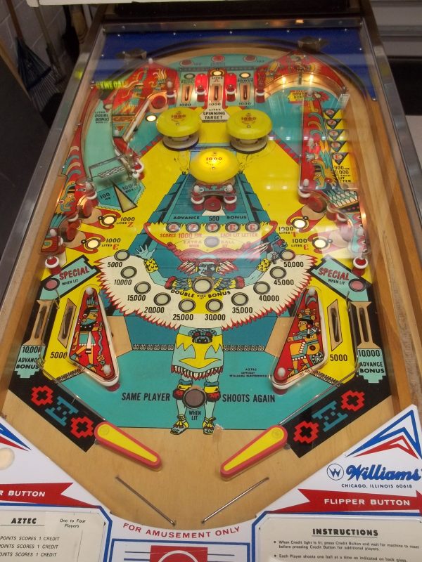 Pinball Restorations, Williams Aztec