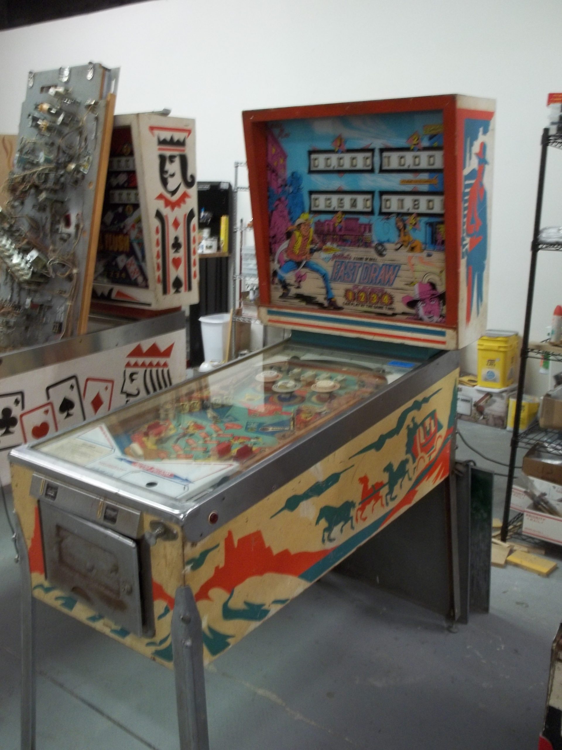 SOLD - 1975 Gottlieb Fast Draw (#1) (repainted cabinet) - Image 175