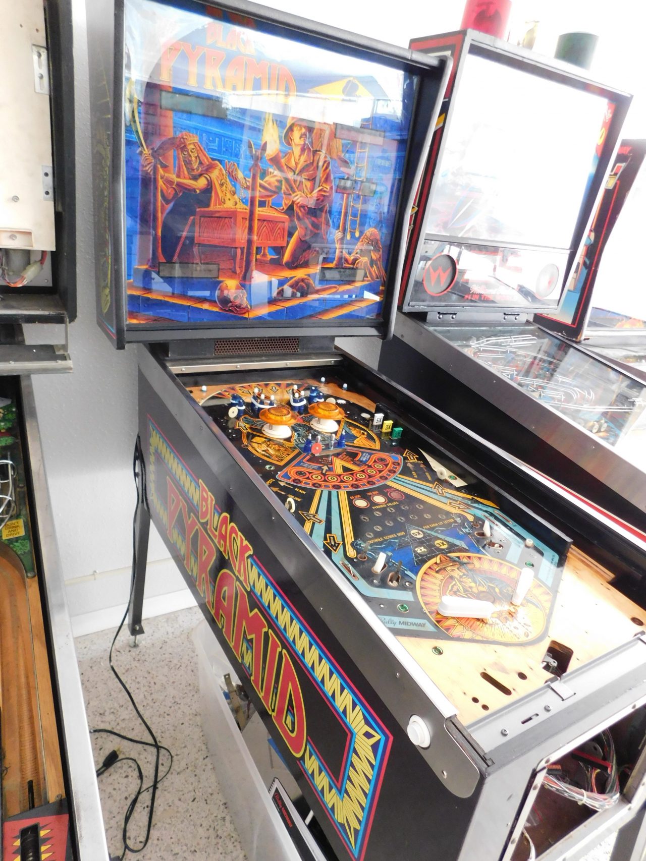 SOLD - 1984 Bally Black Pyramid (#1) - Pinball Restorations, LLC.