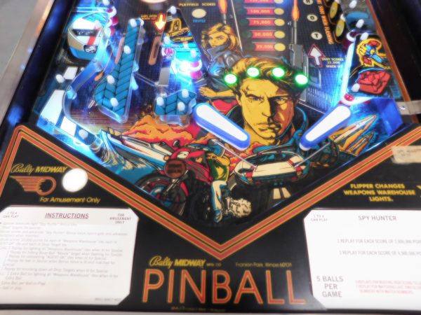 Pinball Restorations, Bally/Midway Spy Hunter