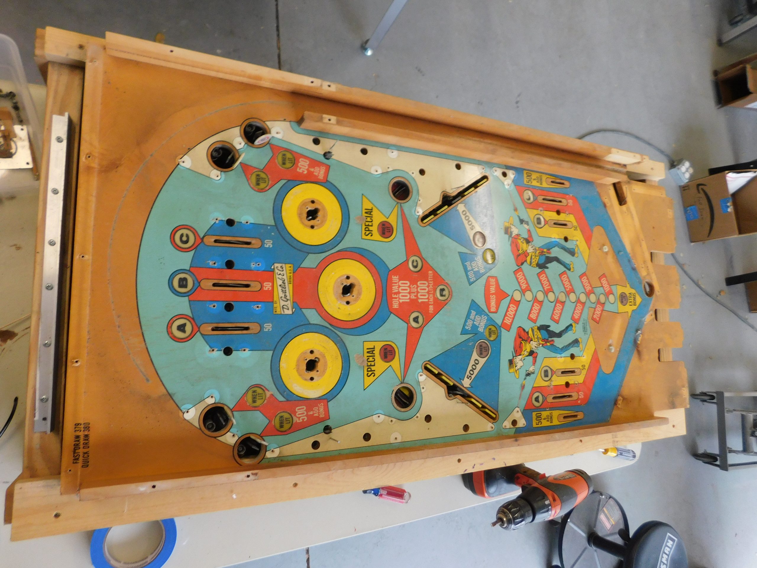 SOLD - 1975 Gottlieb Fast Draw (#1) (repainted cabinet) - Image 88