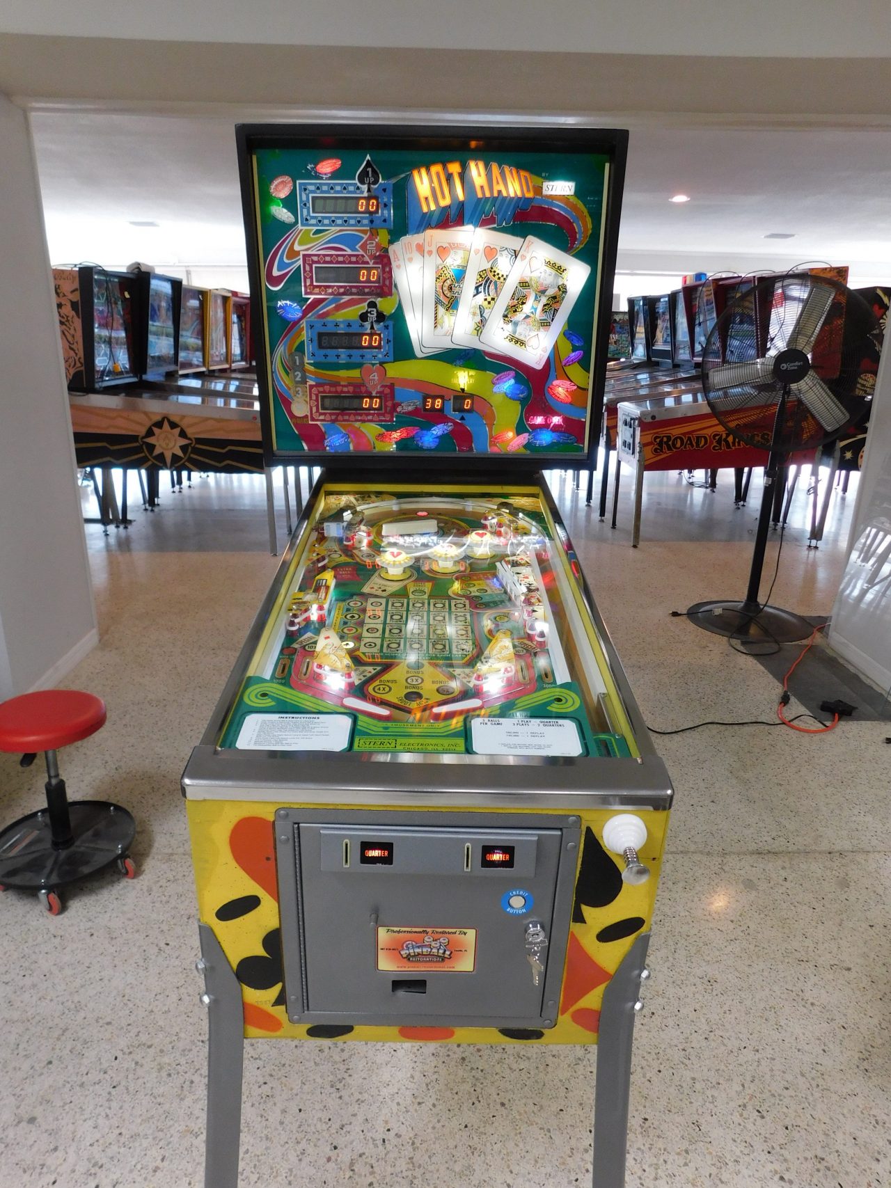 SOLD - 1979 Stern Hot Hand - Pinball Restorations, LLC.