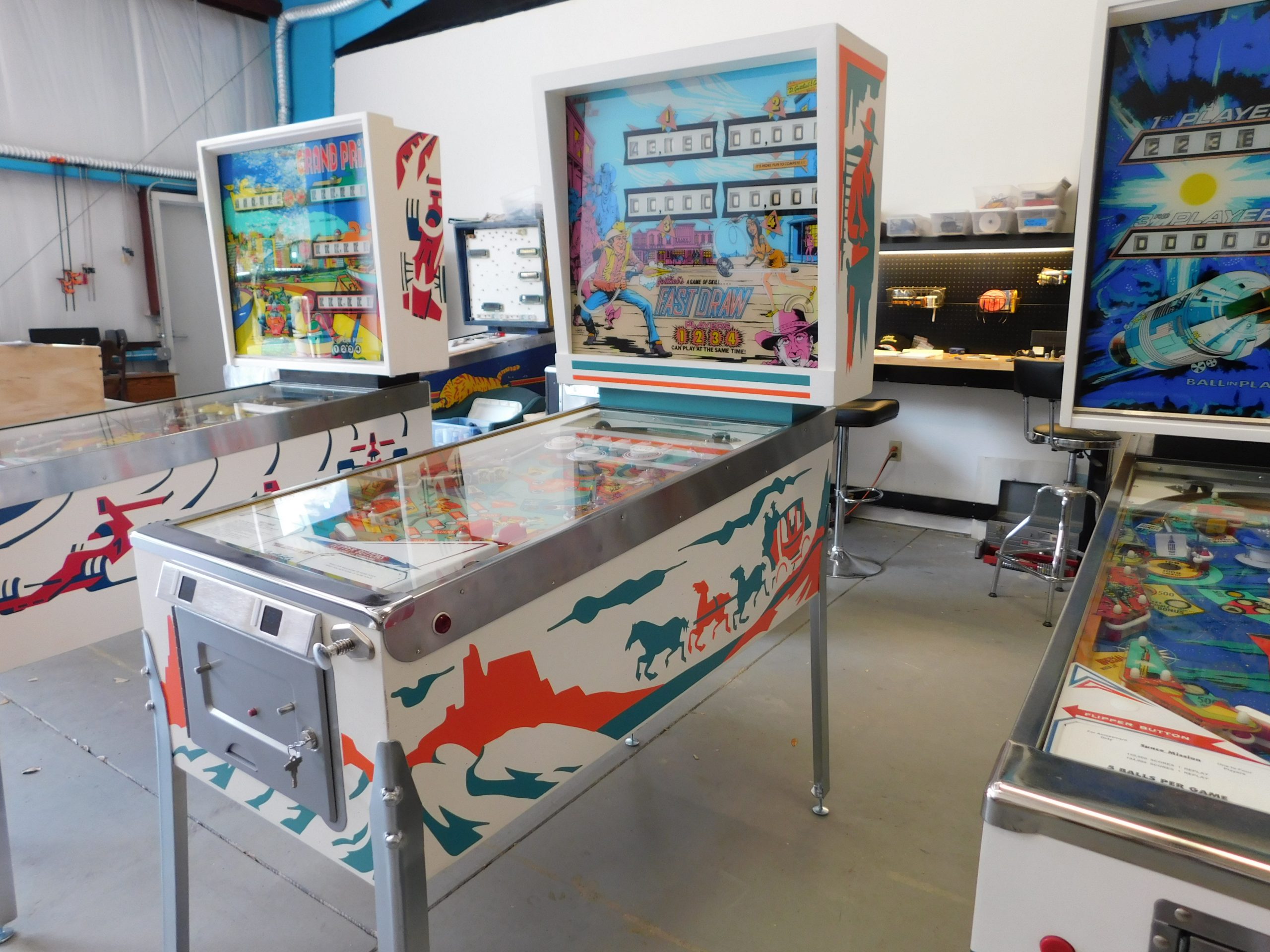 SOLD - 1975 Gottlieb Fast Draw (#1) (repainted cabinet) - Image 55