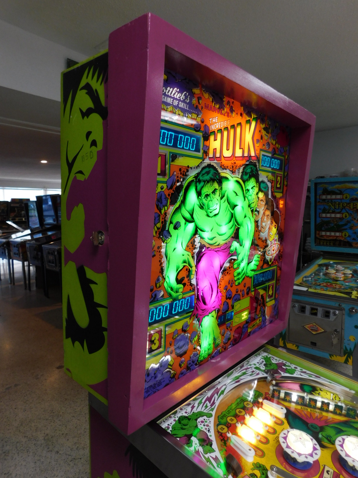 Pinball Restorations, Gottlieb Incredible Hulk