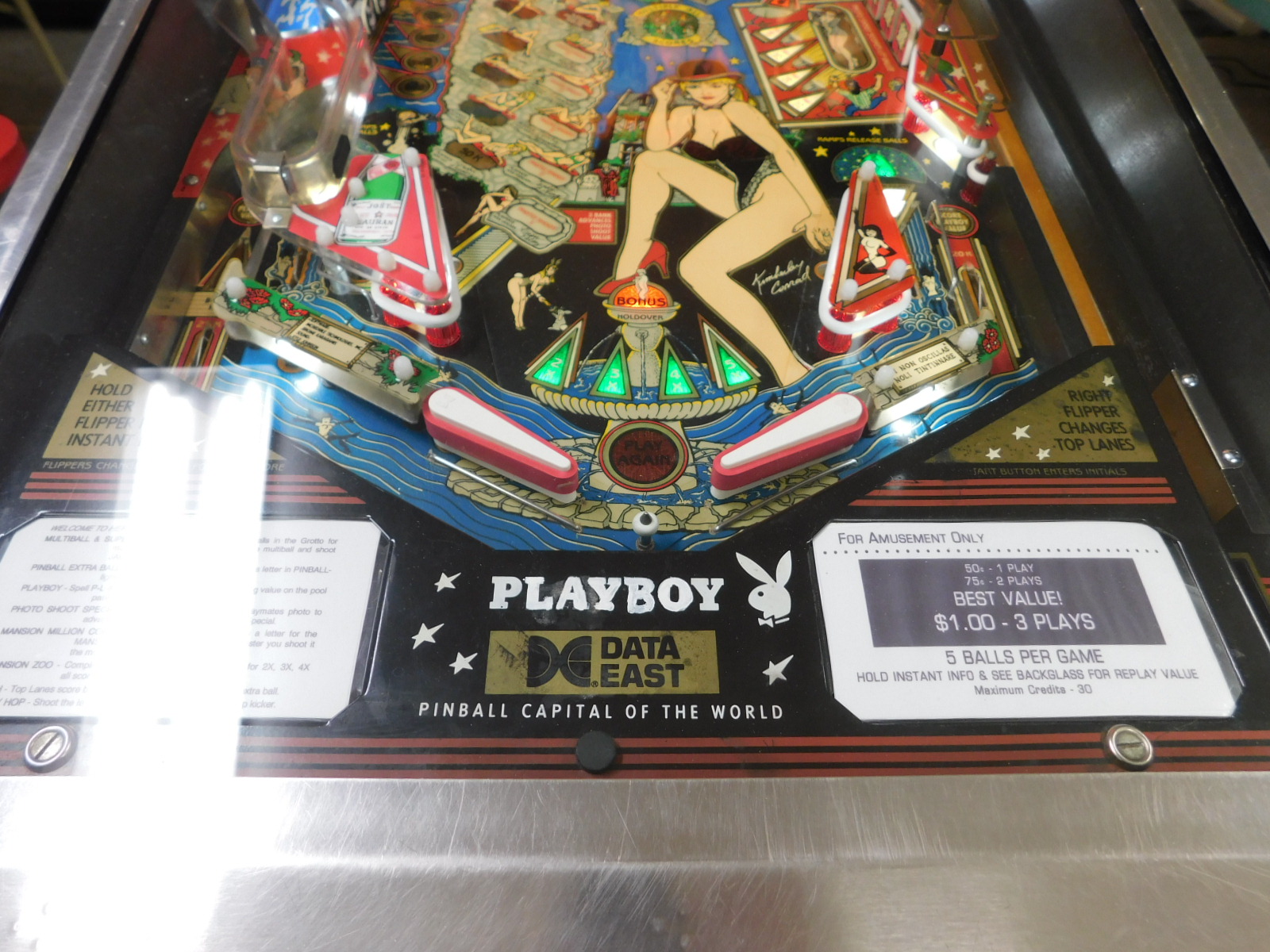Pinball Restorations, Data East Playboy 35th Anniversary