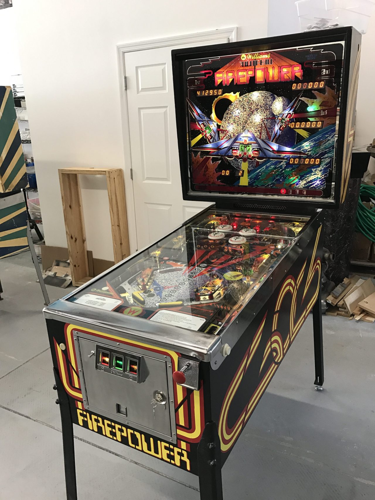 SOLD - 1980 Williams Firepower (#1) - Pinball Restorations, LLC.