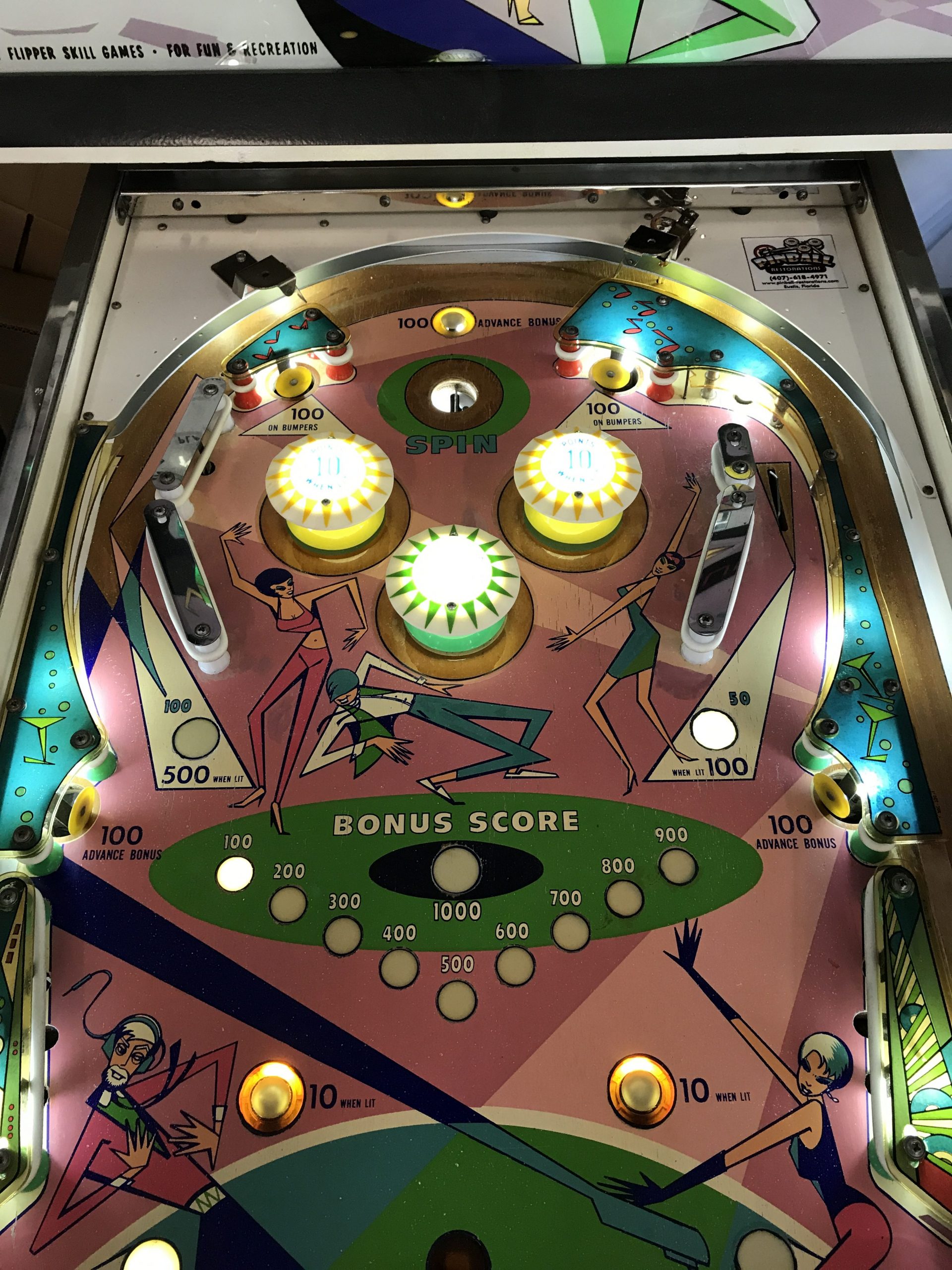 Pinball Restorations, Williams A-Go-Go