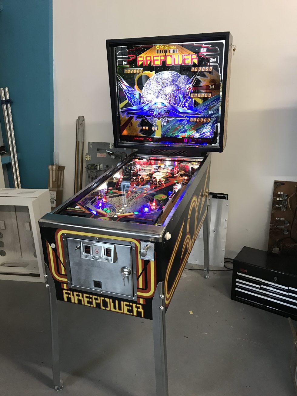 SOLD 1980 Williams Firepower (1) Pinball Restorations, LLC.