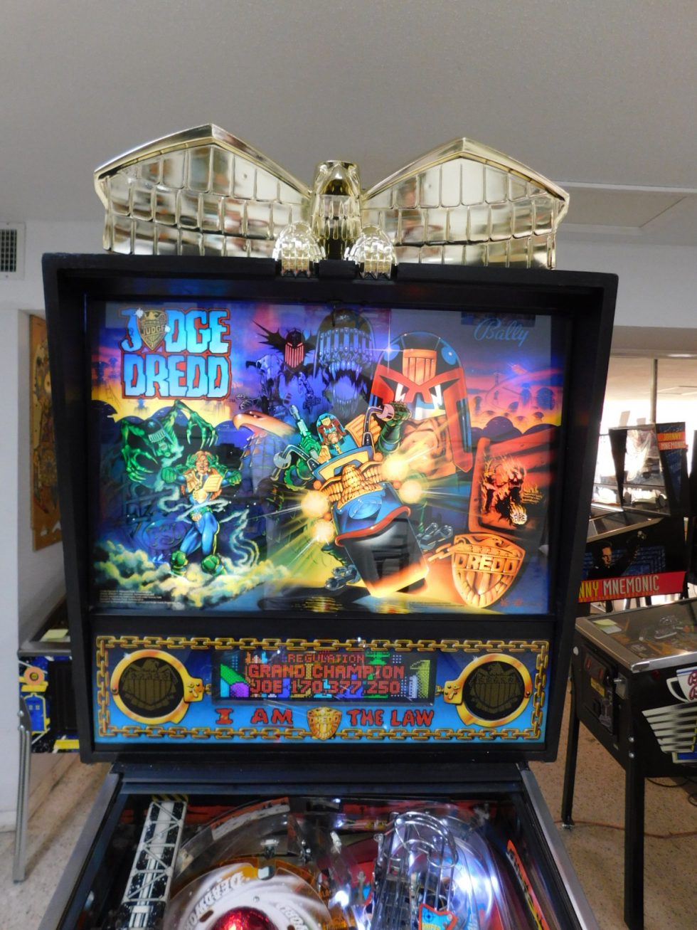 SOLD 1993 Bally Judge Dredd (6 ball Multiball) (Loaded with upgrades