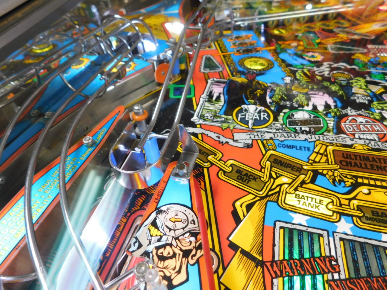 SOLD 1993 Bally Judge Dredd (6 ball Multiball) (Loaded with upgrades