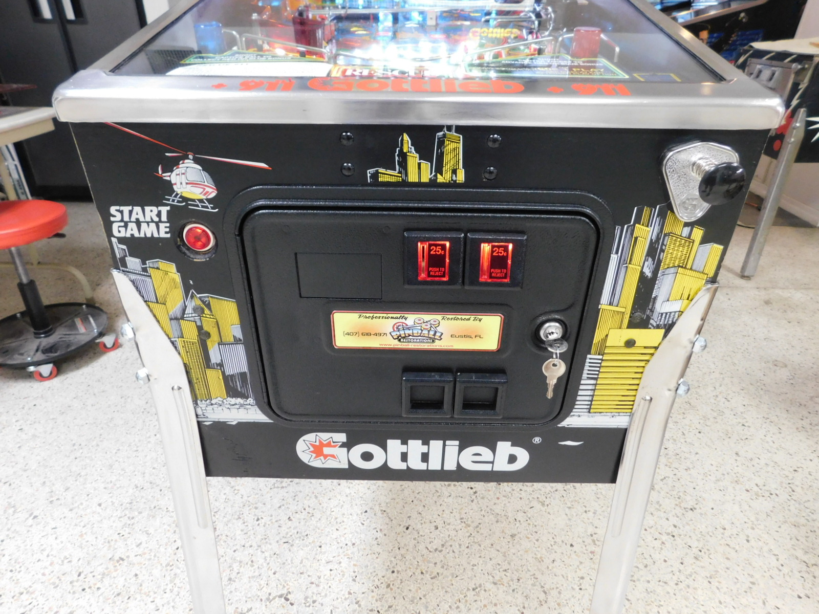 Pinball Restorations, Gottlieb Rescue 911