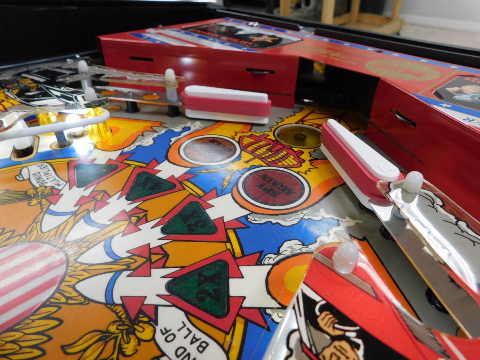 SOLD - 1988 Data East Secret Service (#1) - Pinball Restorations, LLC.