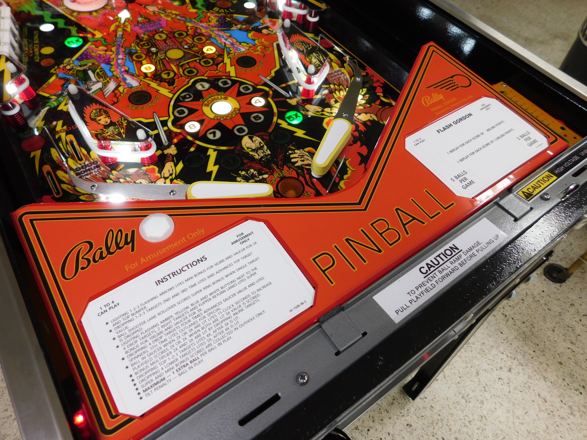 Pinball Restorations, Bally Flash Gordon