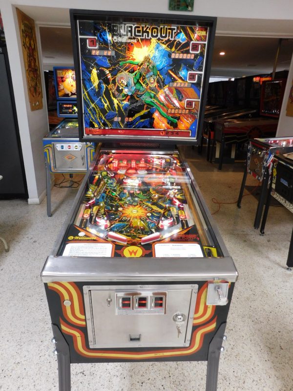 SOLD - 1980 Williams Blackout (#3) - Pinball Restorations, LLC.