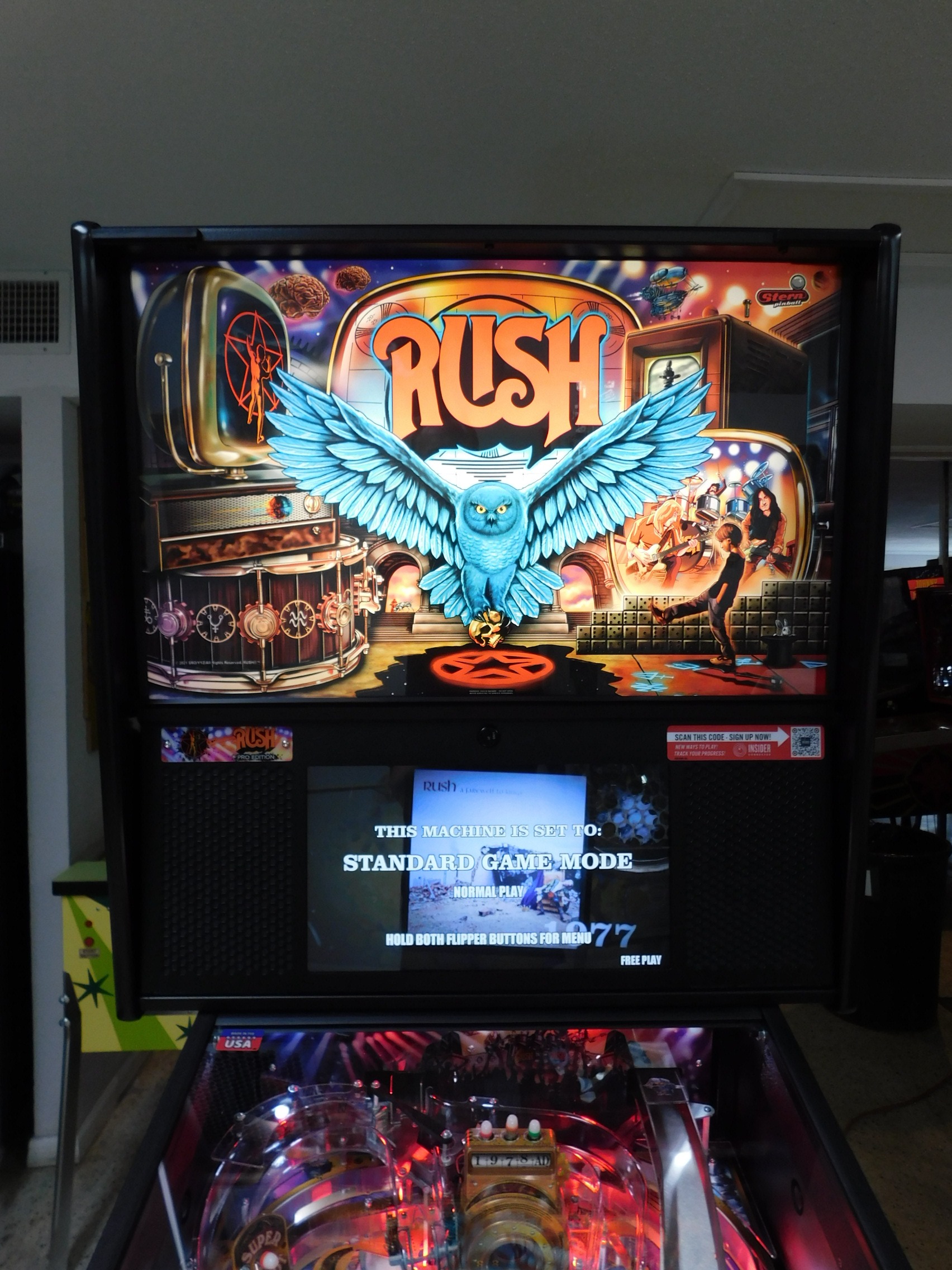 Pinball Restorations, Stern Rush Pro