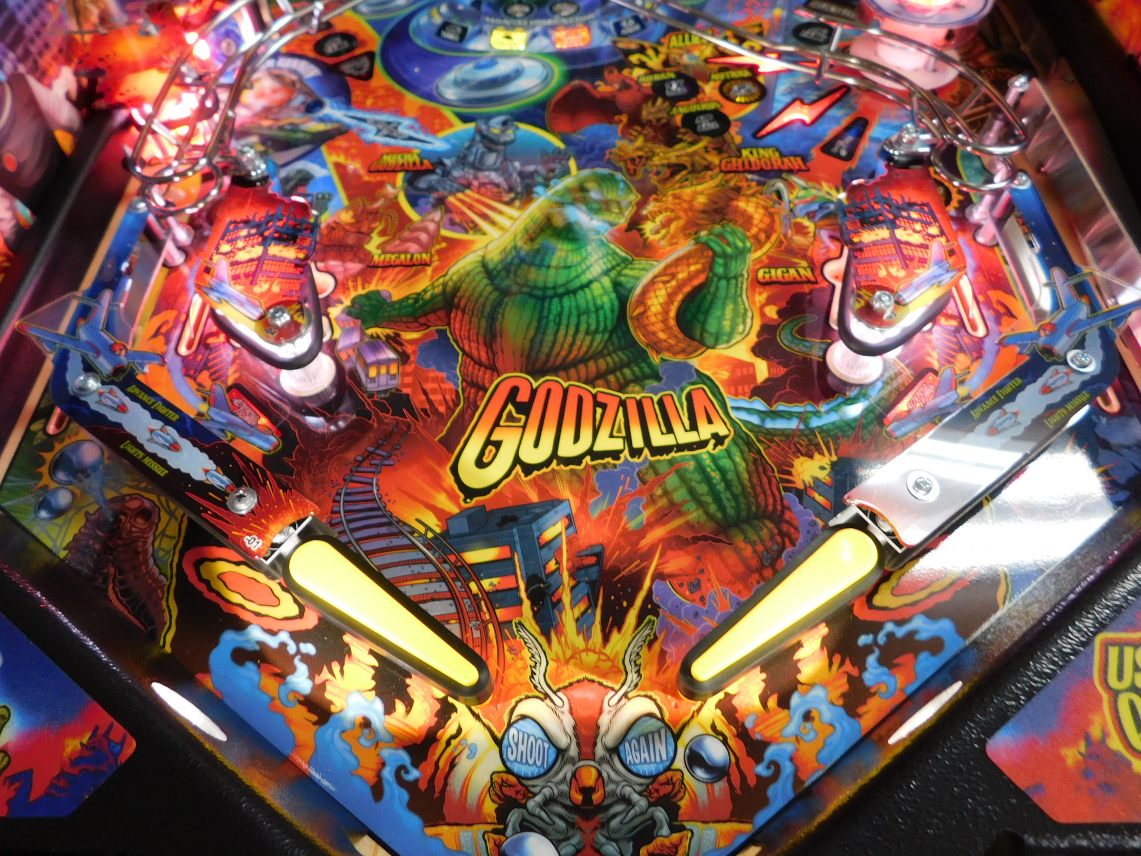 Pinball Restorations, Stern Godzilla Pro