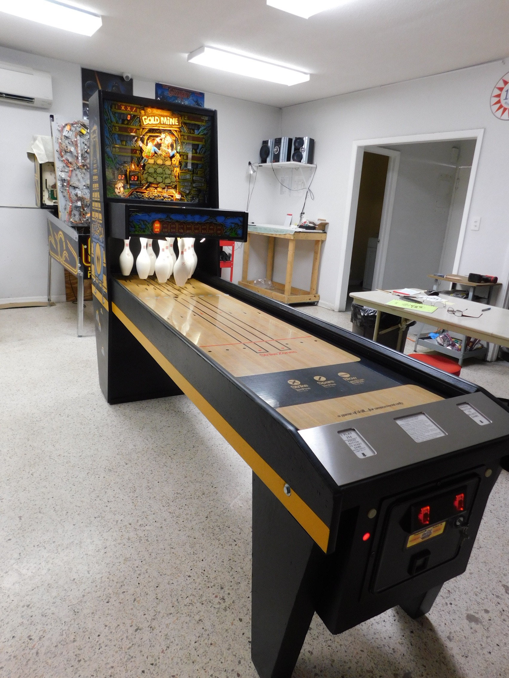 Pinball Restorations, Williams Gold Mine Shuffle Alley