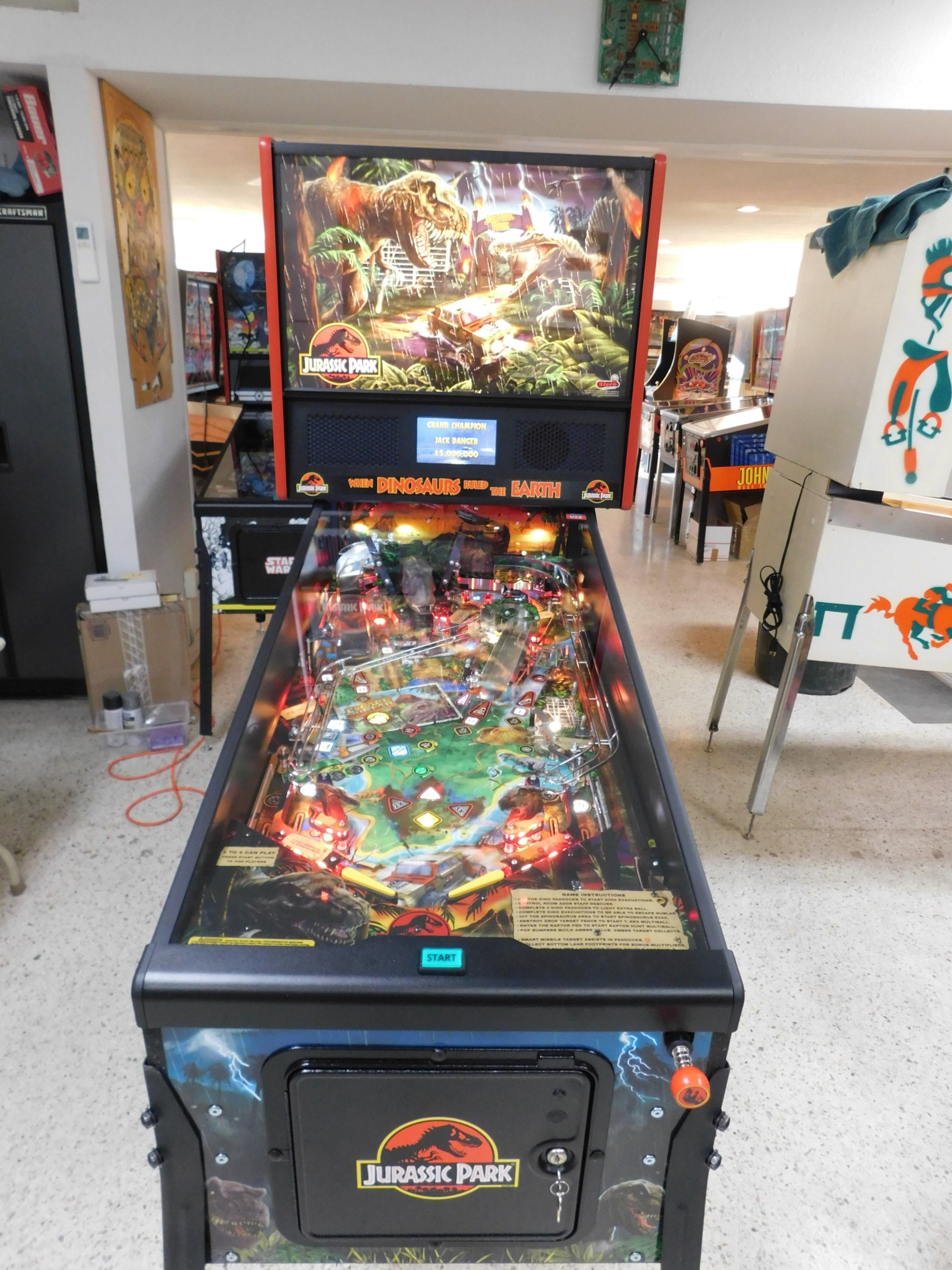 Jurassic Park Pinball Machine