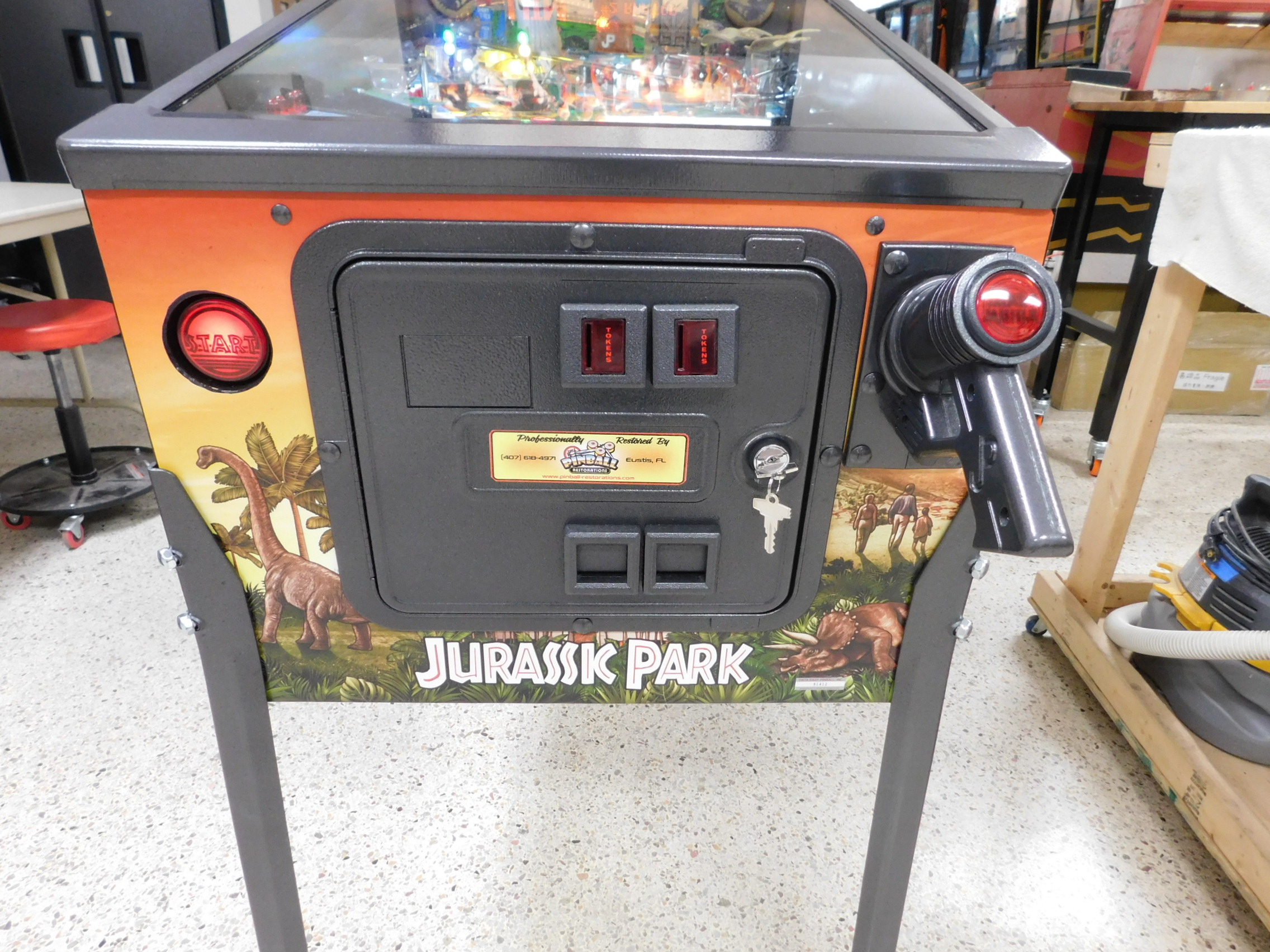Pinball Restorations, Data East Jurassic Park