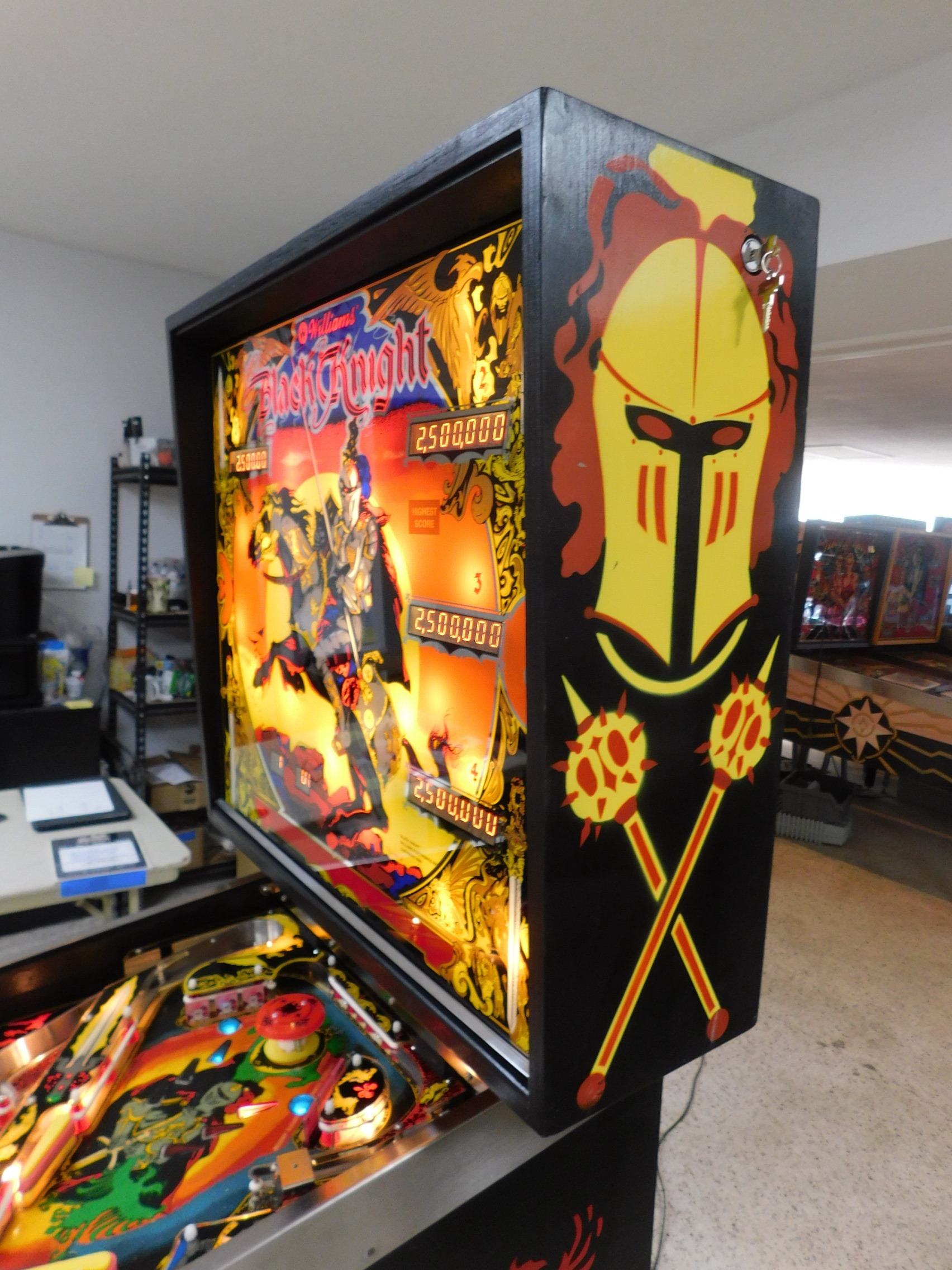 Black Knight Pinball Machine For Sale Magna-Save Magnets in 2023