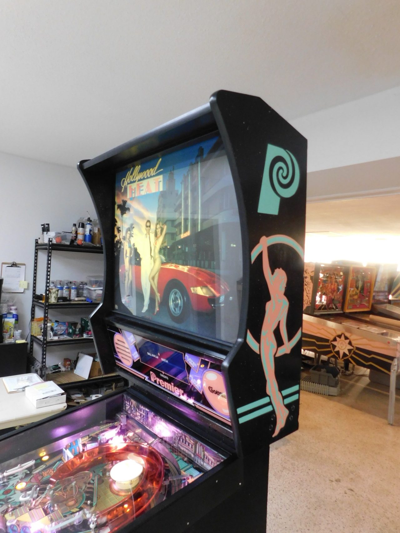 Stickers Hollywood Heat Pour Pincab ou Flipper • EUR 119,00