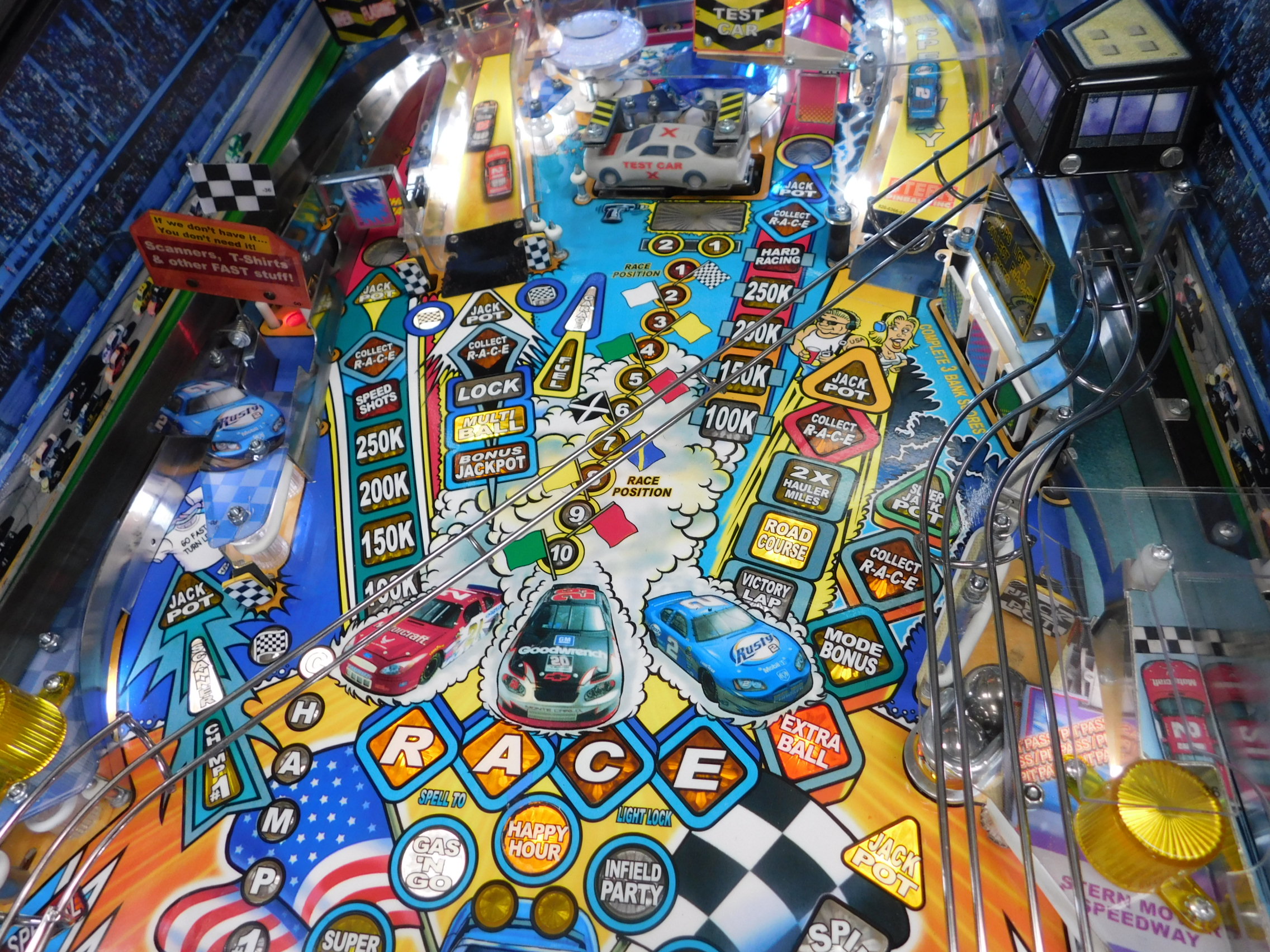 NASCAR Pinball Machine by Stern