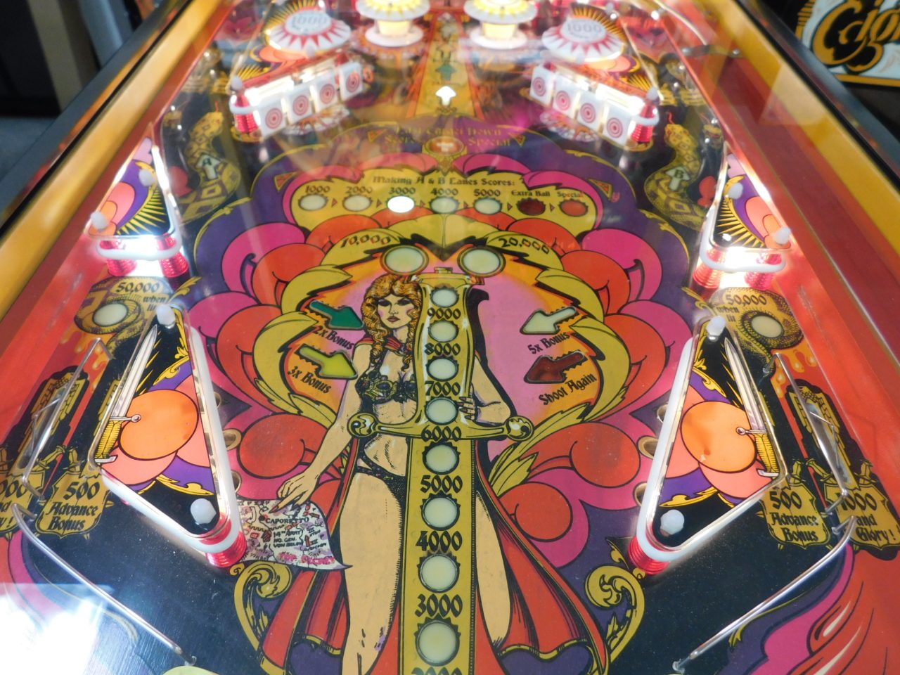 SOLD 1978 Bally Mata Hari (1) (Excellent condition) Pinball