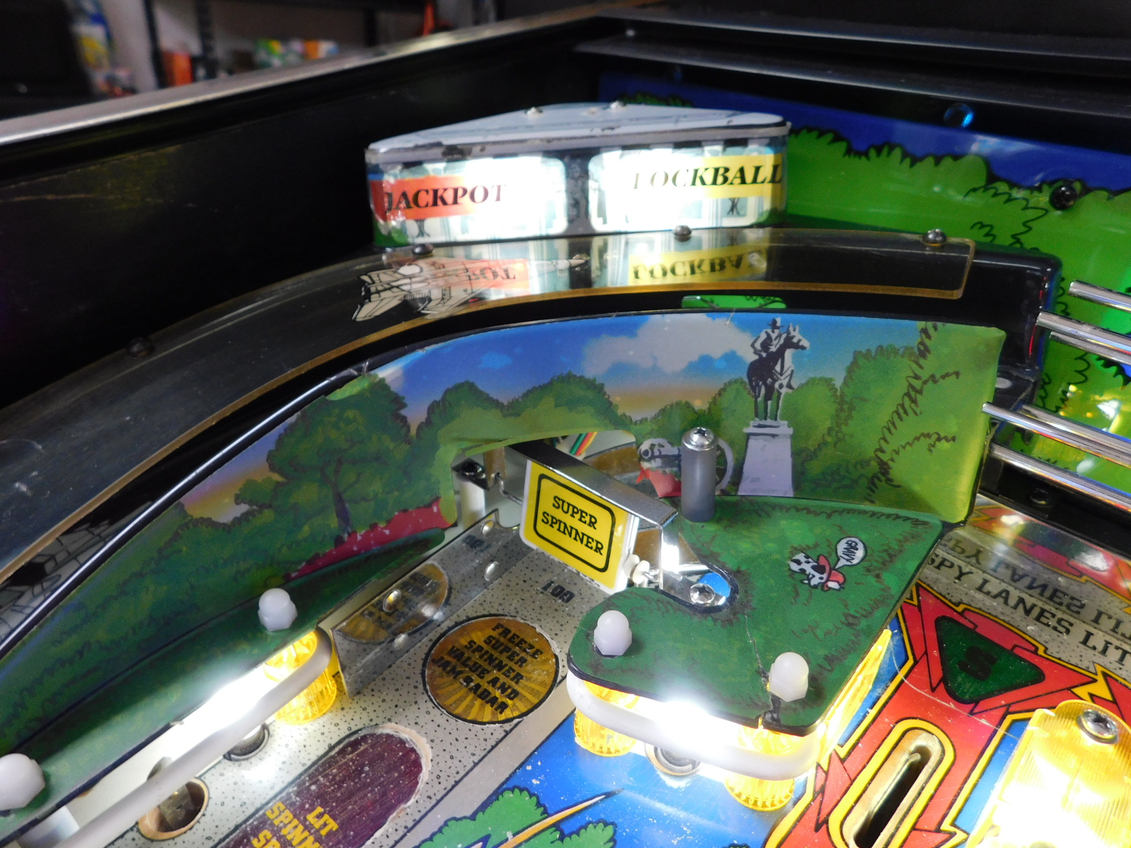 SOLD - 1988 Data East Secret Service (#1) - Pinball Restorations, LLC.