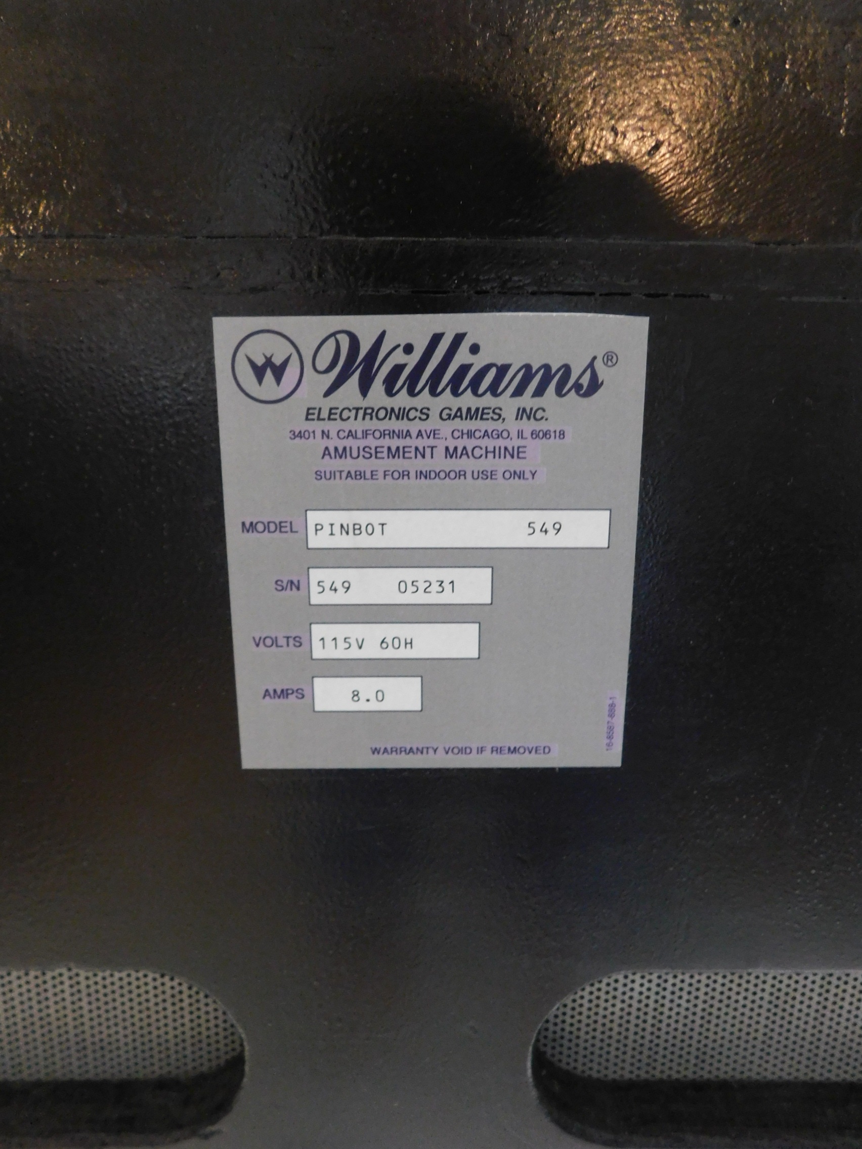 Williams Pinbot