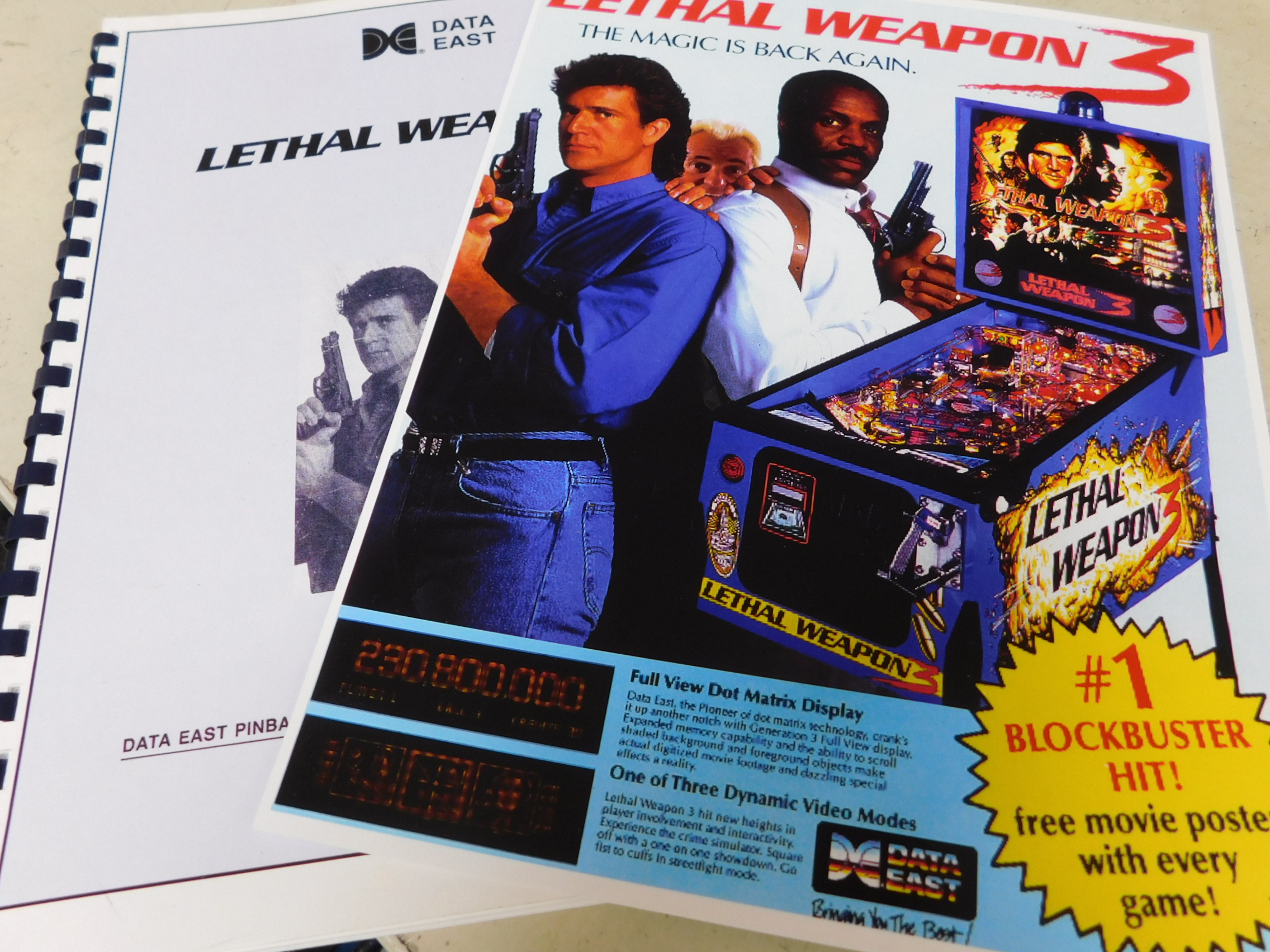 Data East Lethal Weapon 3