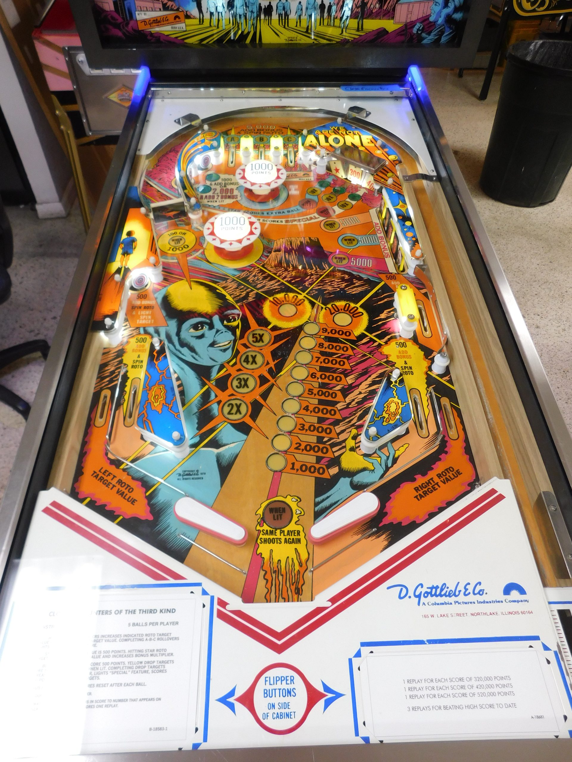 Gottlieb Close Encounters of the Third Kind