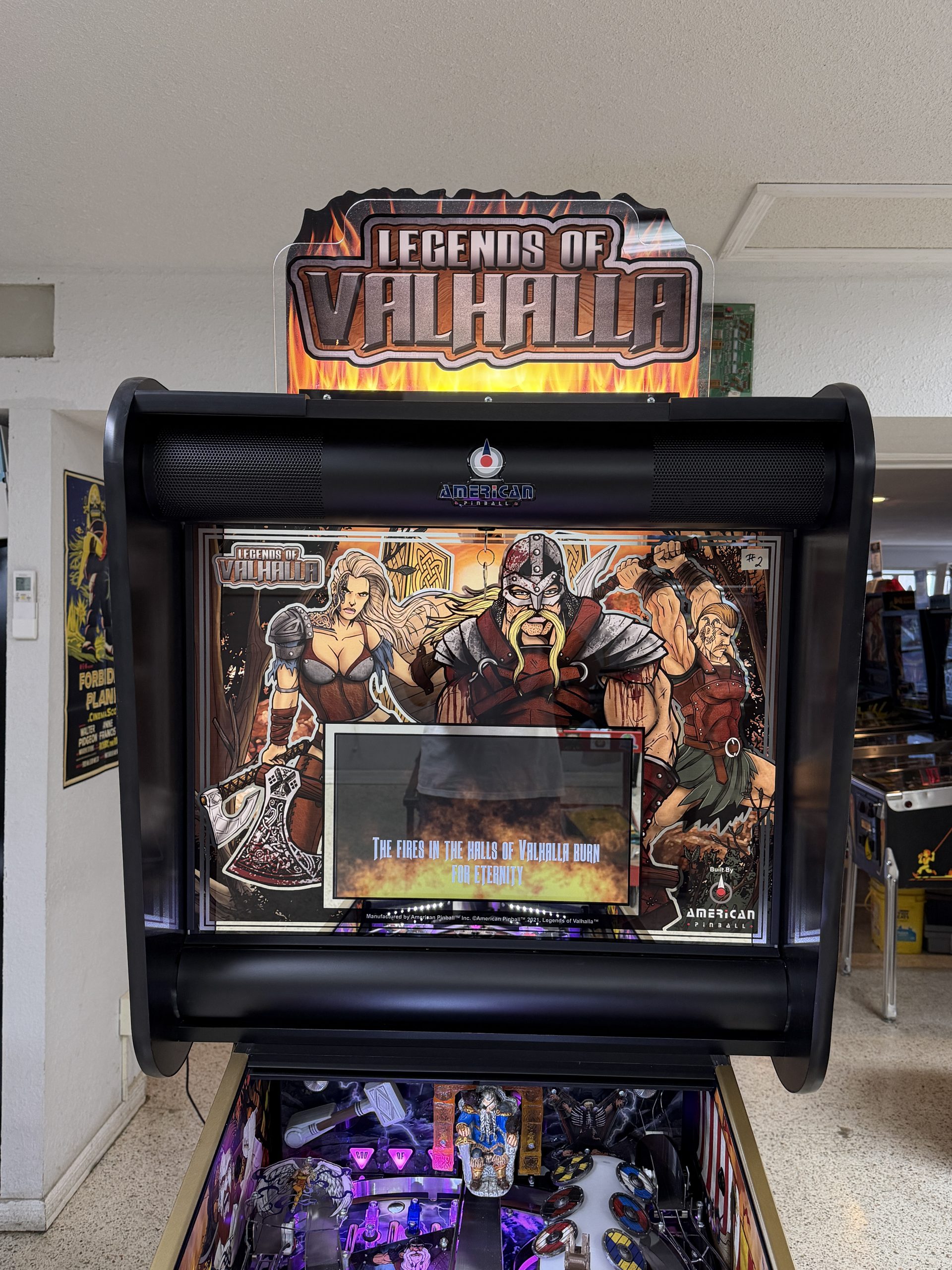 American pinball Legends of Valhalla