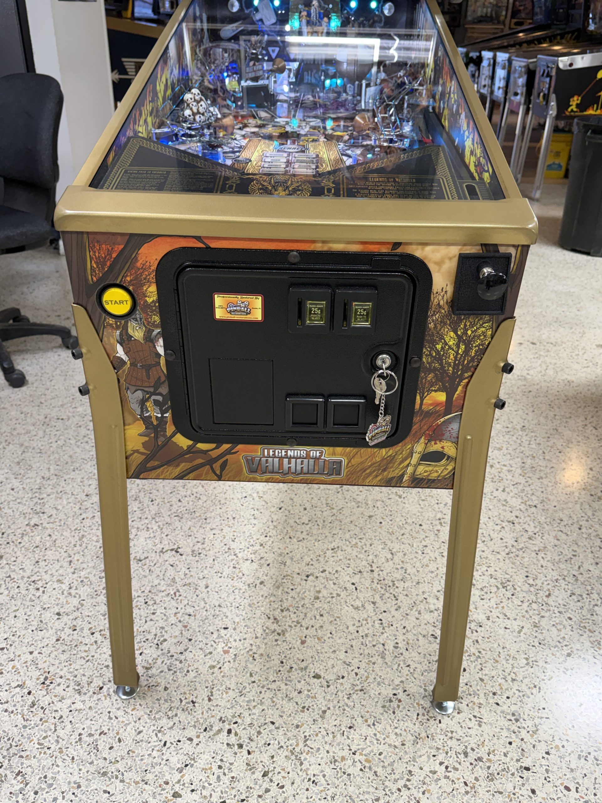 American pinball Legends of Valhalla